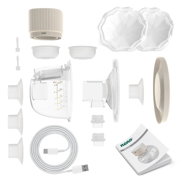 VENTO trefaset. Ledningsfri elektronisk brystpumpe