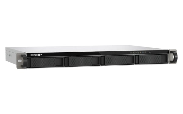 QNAP TS-433eU NAS-rack (1U) Cortex-A Cortex-A55 4 GB 0 TB QNAP Turbo-system Svart