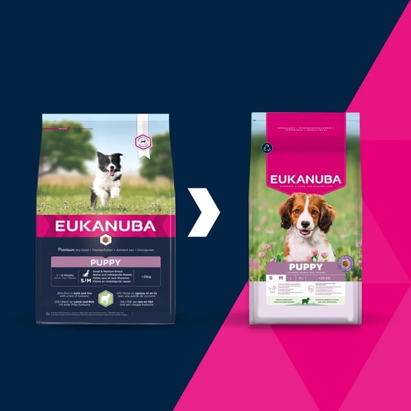 EUKANUBA Puppy&Junior Small/Medium Lamm&Rice 3kg