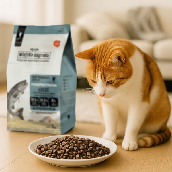 Rural Farm Monoprotein Lax - torrfoder för katter - 3 kg
