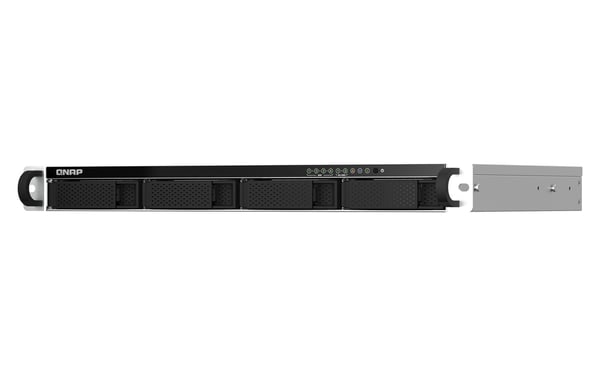 QNAP TS-464eU NAS-rack (1U) Intel® Celeron® N5095 8 GB DDR4 QNAP Turbo-system Sort