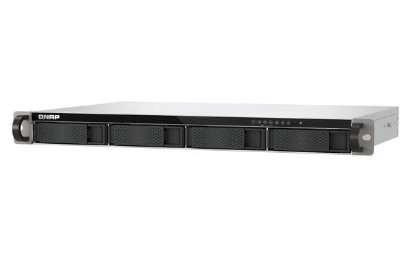QNAP TS-433eU NAS-rack (1U) Cortex-A Cortex-A55 4 GB 0 TB QNAP Turbo-system Svart