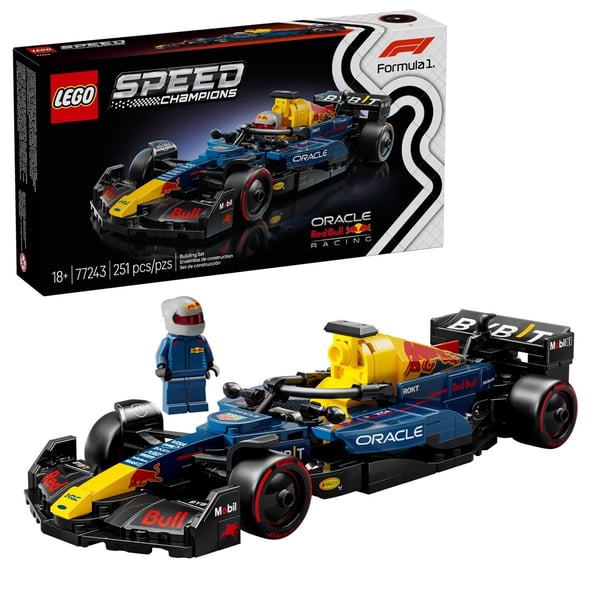 LEGO SPEED CHAMPIONS 77243 Oracle Red Bull Racing RB20 F1 -kilpa-auto