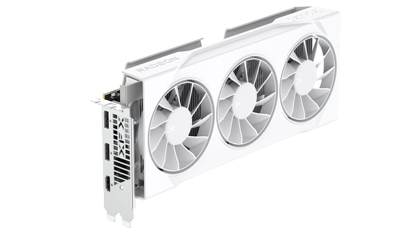 Grafikkort. XFX SWIFT RX 9060XT OC Vit 3-fläktar 16GB