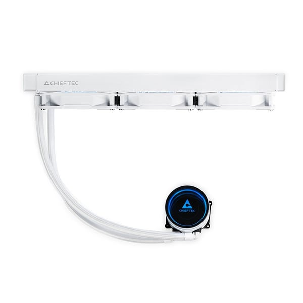 Chieftec CLC-360-RGB-W computerkølesystem Computerkabinet Alt-i-en væskekøler 12 cm Hvid