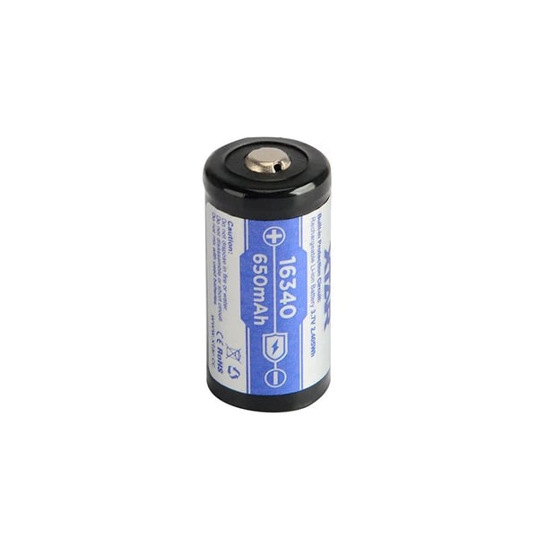 Akku 16340/R-CR123 3,7 V Li-ion 650 mAh