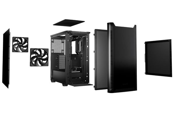 Var tyst! PURE BASE 501 Svart Midi Tower