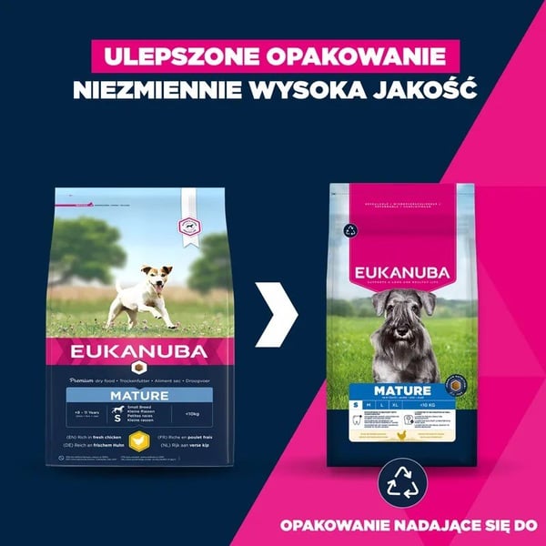 EUKANUBA Mature Small rik på kyckling 3 kg