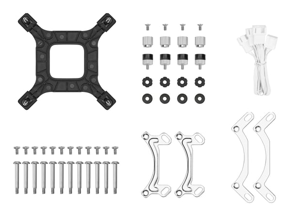 DeepCool LE360 WH V2 Processor Allt-i-ett vätskekylare 12 cm Vit 1 st