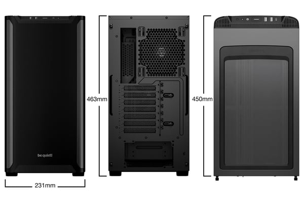 Var tyst! PURE BASE 501 Svart Midi Tower
