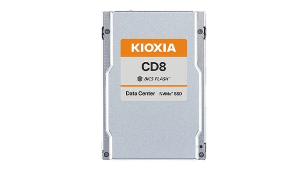 Kioxia CD8-V 2.5" 3.2 TB PCI Express 4.0 NVMe BiCS FLASH TLC