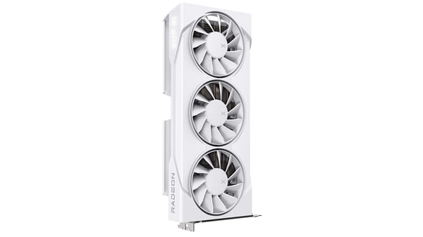 Grafikkort. XFX SWIFT RX 9060XT OC Vit 3-fläktar 16GB