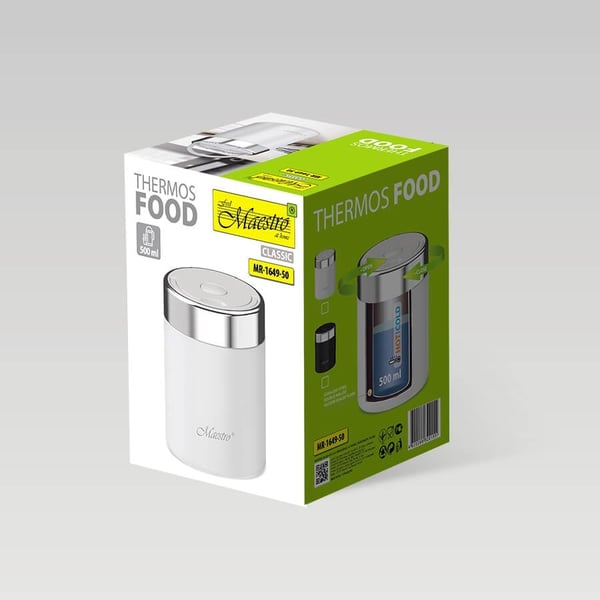 Lounastermos 500 ml MR-1649-50-WHITE MAESTRO