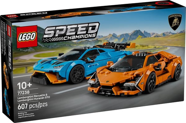 LEGO SPEED CHAMPIONS 77238 Lamborghini Revuelto & Huracan STO