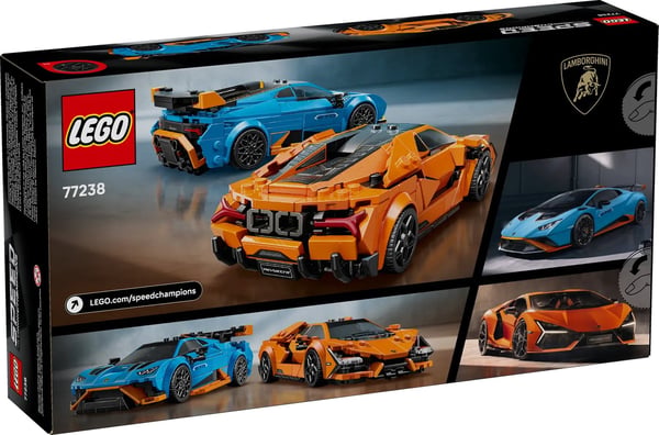 LEGO SPEED CHAMPIONS 77238 Lamborghini Revuelto & Huracan STO