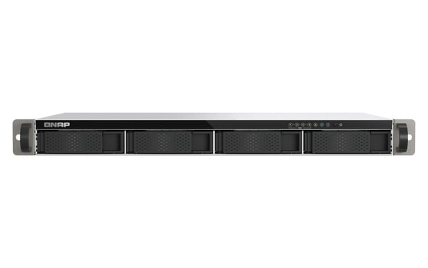 QNAP TS-433eU NAS-rack (1U) Cortex-A Cortex-A55 4 GB 0 TB QNAP Turbo-system Svart