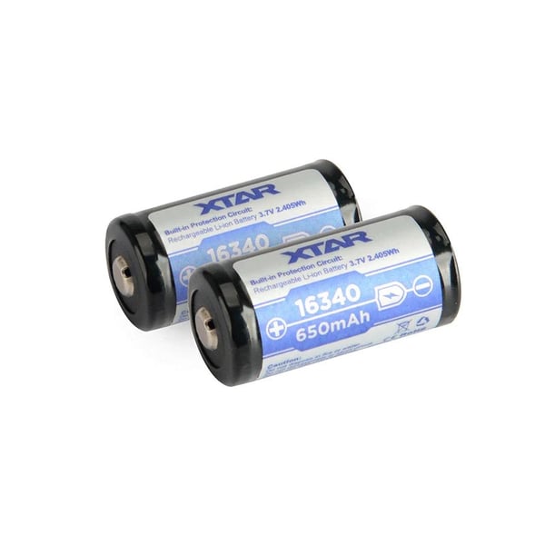 Akku 16340/R-CR123 3,7 V Li-ion 650 mAh