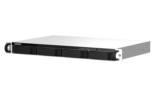 QNAP TS-464eU NAS-rack (1U) Intel® Celeron® N5095 8 GB DDR4 QNAP Turbo-system Sort