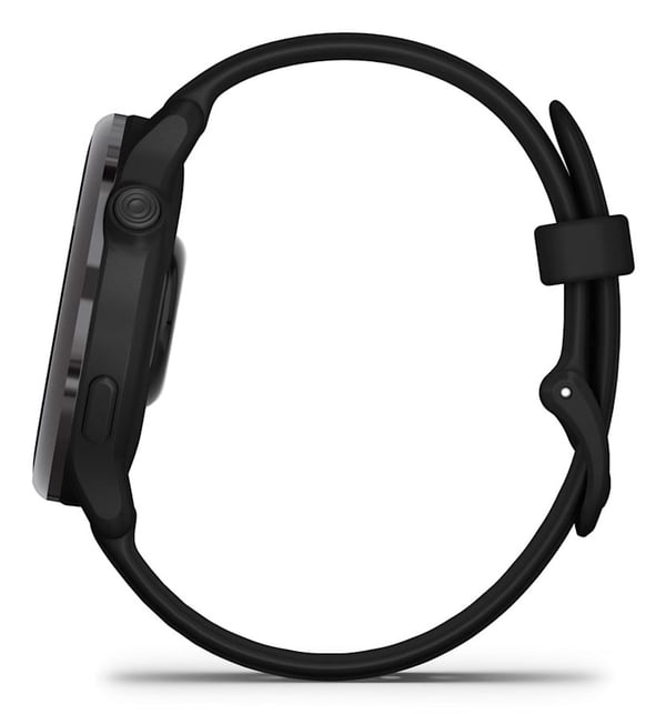 Garmin vívoactive 6 3,05 cm (1,2") AMOLED 42 mm Digitaalinen 390 x 390 pikseliä Kosketusnäyttö Musta Wi-Fi GPS (satelliitti)