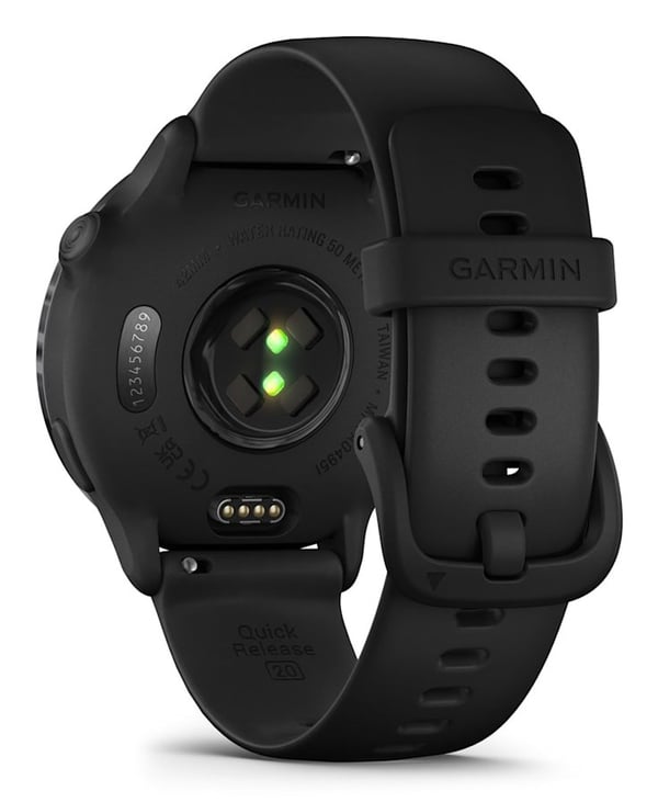 Garmin vívoactive 6 3,05 cm (1,2") AMOLED 42 mm Digitaalinen 390 x 390 pikseliä Kosketusnäyttö Musta Wi-Fi GPS (satelliitti)