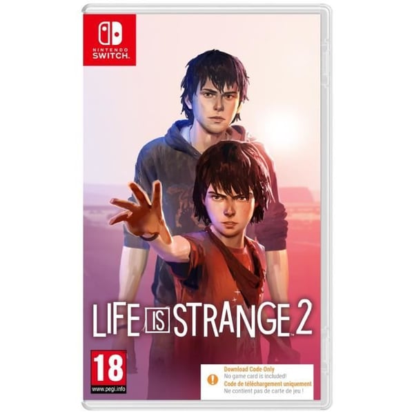 Life Is Strange 2 - Nintendo Switch-spel - Kod i en låda