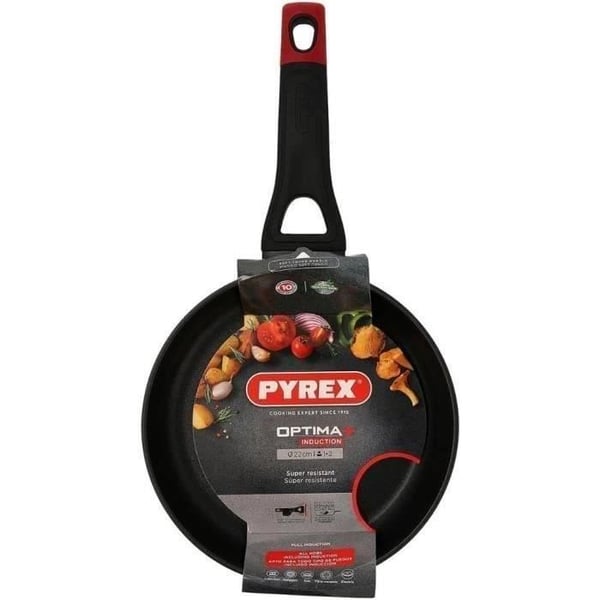 Stegepande - PYREX - 1455016 - Smedet aluminium - Non-stick - 22 cm - PFAS-fri