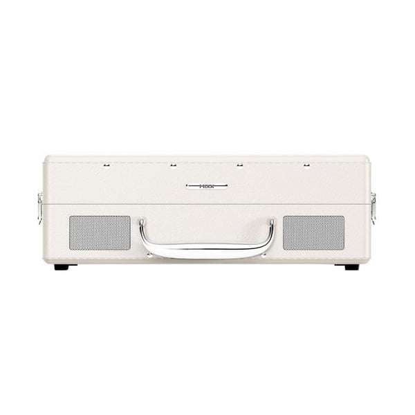 Vinylskivspelare - MIXX - Revival 55 - Inbyggda stereohögtalare - 3 hastigheter - Bluetooth - RCA-utgång - Creme