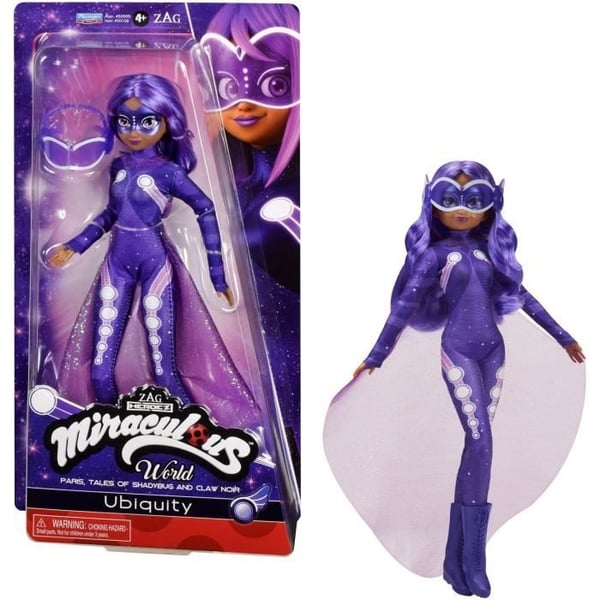 Artikuleret dukke - BANDAI - Mirakuløs Mariehøne - Ubiquity - Officielt Licenseret - 26 cm