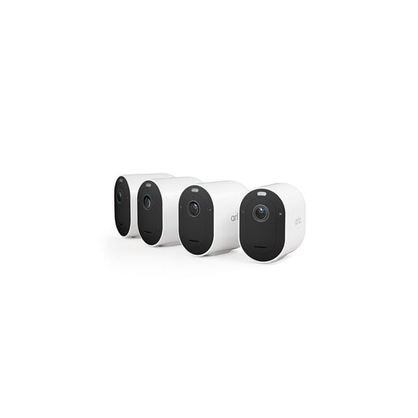 Tilsluttet sikkerhedskamera - ARLO - Pro 5 2K+ - Farve-nattesyn - 4 kameraer - Dual Band Wi-Fi