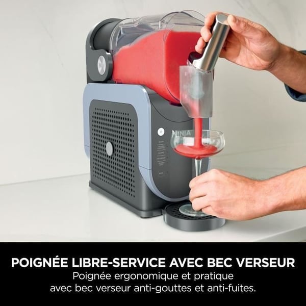 NINJA Frys- och slushmaskin - Slushi FS301EU - 2,5 liters kapacitet - 5 program - 800W