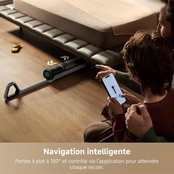 DREAME H15 Pro Heat Støvsuger - 85°C Gulvrengøring - GapFree AI Robotarm - Smart RGB Sensor - 22 kPa