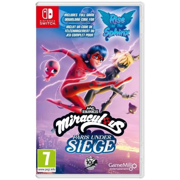 Miraculous 1&2-paket (Rise of the Sphinx CIAB + Paris Under Siege) - Nintendo Switch-spel Miraculous 1&2-paket (Rise of the Sphinx CIAB + Paris Under Siege) - Nintendo Switch-spel