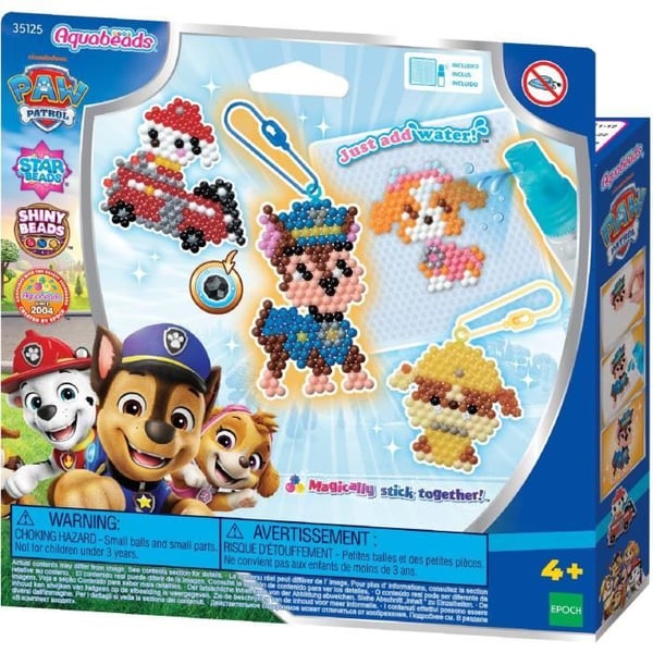 Paw Patrol-byggsatsen - AQUABEADS - 600 pärlor - Från 4 år