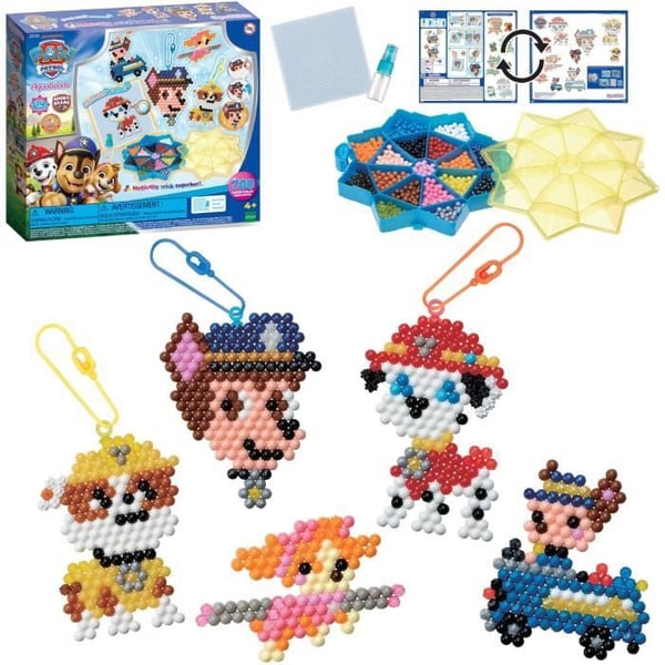 Megalaatikko - AQUABEADS - Ryhmä Hau - 800 helmeä - 4-vuotiaasta alkaen
