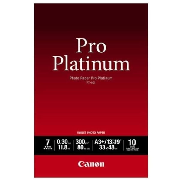 CANON PT-101 Pro platina 300 g A3+ fotopapper - 10 ark