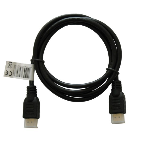 SAVIO CL-195 HDMI-kabel 2 m. sort. forgyldte stik. v2.0 højhastigheds. Ethernet/3D