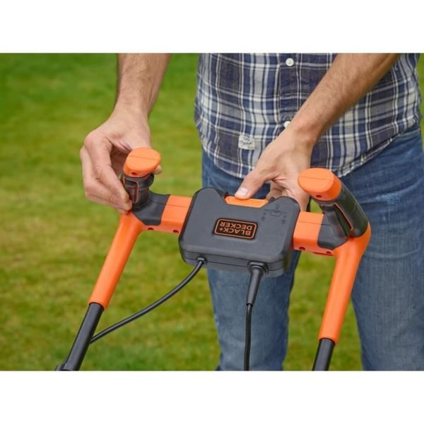 Johdollinen sähköinen ruohonleikkuri - BLACK&DECKER - BEMW461BH-QS - 1400W - 34 cm leikkuupituus