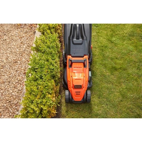 Johdollinen sähköinen ruohonleikkuri - BLACK&DECKER - BEMW461BH-QS - 1400W - 34 cm leikkuupituus