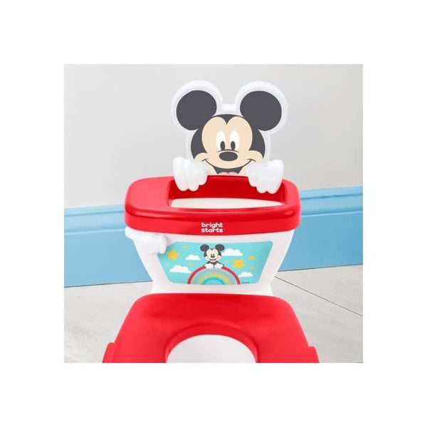 DISNEY BABY - MICKEY - Mini-WC, jossa on wc-istuimen pienennys. 2 yhdessä. MySize. Helppo puhdistaa ja irrotettava potta.