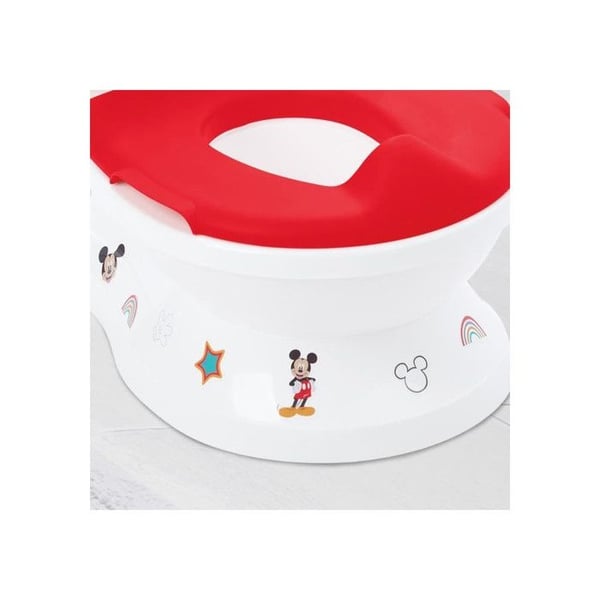 DISNEY BABY - MICKEY - Mini-WC, jossa on wc-istuimen pienennys. 2 yhdessä. MySize. Helppo puhdistaa ja irrotettava potta.