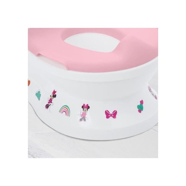 DISNEY BABY - MINNIE - Mini-WC, jossa on wc-istuimen pienentäjä. 2 yhdessä. MySize. Helppo puhdistaa ja irrotettava potta.