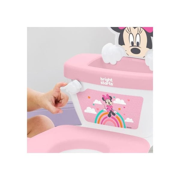DISNEY BABY - MINNIE - Mini-WC, jossa on wc-istuimen pienentäjä. 2 yhdessä. MySize. Helppo puhdistaa ja irrotettava potta.