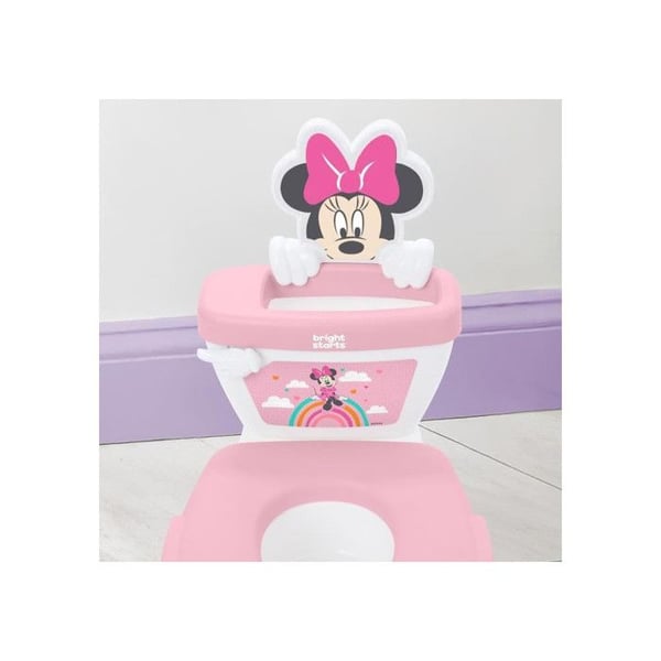 DISNEY BABY - MINNIE - Mini-WC, jossa on wc-istuimen pienentäjä. 2 yhdessä. MySize. Helppo puhdistaa ja irrotettava potta.