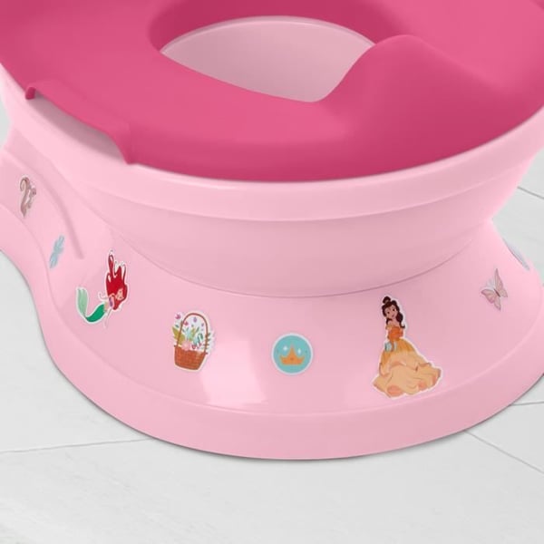 DISNEY BABY - PRINSESSAT - Mini-WC, jossa on wc-istuimen pienennys. 2 yhdessä. MySize. Irrotettava potta, helppo puhdistaa.