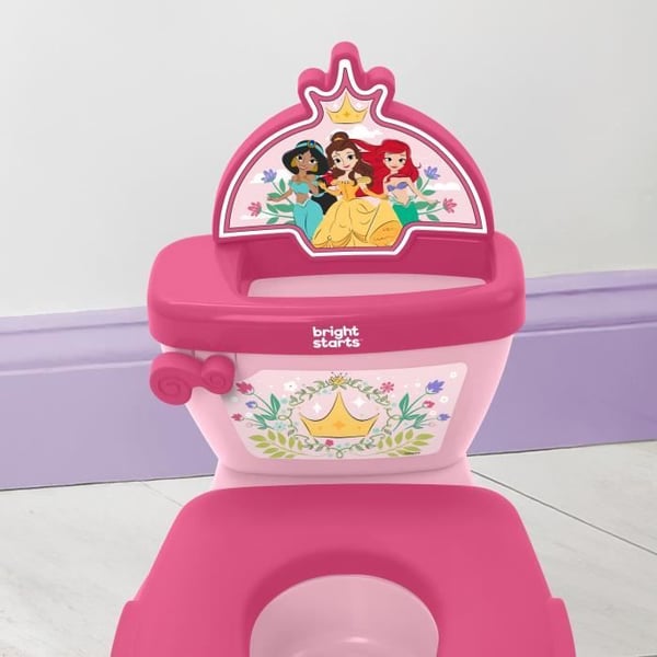 DISNEY BABY - PRINSESSAT - Mini-WC, jossa on wc-istuimen pienennys. 2 yhdessä. MySize. Irrotettava potta, helppo puhdistaa.