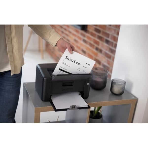 Monokrom enkeltfunktionsprinter - BROTHER - HL-L1242W - Wi-Fi & Wi-Fi Direct - A4