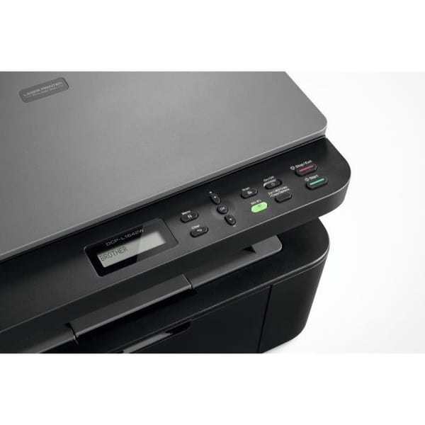 3-i-1 monokrom multifunktionsprinter - BROTHER - DCP-L1642W - Wi-Fi og Wi-Fi Direct - A4