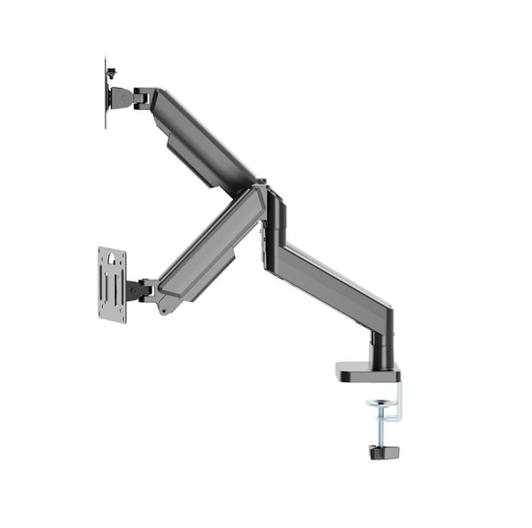 Gembird MA-DA2-06 Bordsmonterad justerbar dubbel monitorarm 17"-32". svart