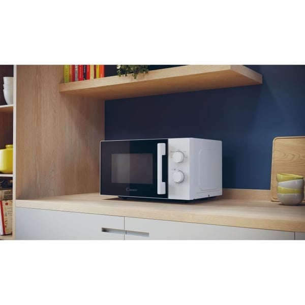 CMW20SMSLI CANDY Idea Mono Mikrovågsugn - 20L - MO: 700W - Mekaniskt användargränssnitt - 5 effektnivåer - Silver