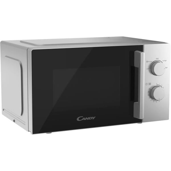 CMW20SMSLI CANDY Idea Mono Mikrovågsugn - 20L - MO: 700W - Mekaniskt användargränssnitt - 5 effektnivåer - Silver